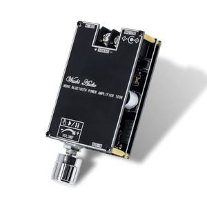 TWS(트루 무선 스테레오) 블루투스 앰프 보드, 박스 매칭 기능이 있는 PEMENOL DC 7-24V 100W 모노 오디오 파워 모듈, DIY 전자 키트 카 홈용 AUX/블루투스/USB 지원(ZK-1001B)