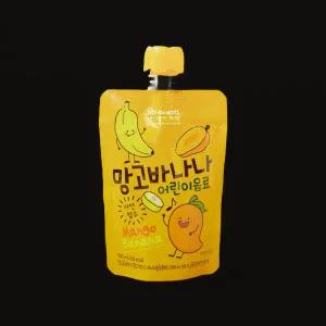 노브랜드 망고바나나 어린이음료 100ml 20개 주스 음료수