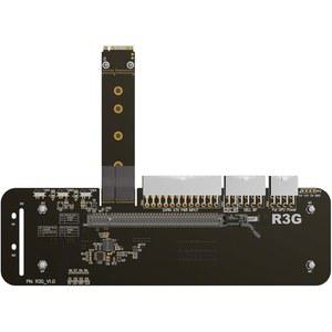 JMT M.2 M 키 NVMe 외장 그래픽 카드 스탠드 브래킷 32Gbs 풀 스피드, 1660용 PCIe 3.0 x 4 라이저 케이블 포함 (50CM R43SG)