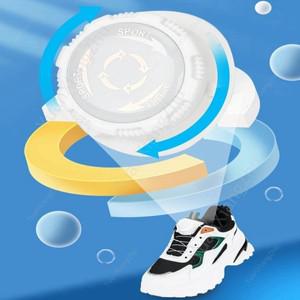 운동화 용 넥타이 신발 끈 없음 라운드 스틸 와이어 회전 버클 디자인 사용하기 쉬운 스포츠 게으른 레이스