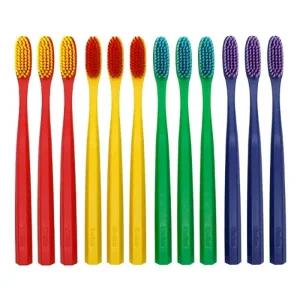 스마이즈 그래핀모 칫솔 오리지널 4O35 4개입X3박스 (개별캡 포함, 레드, 옐로우, 그린, 블루)