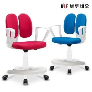 [에넥스]앳홈 KF50 화이트듀얼 발받침 의자