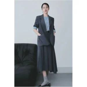 케네스레이디 [정가 239,000원] 너티 플리츠 스커트 EWSKPE4100 212425