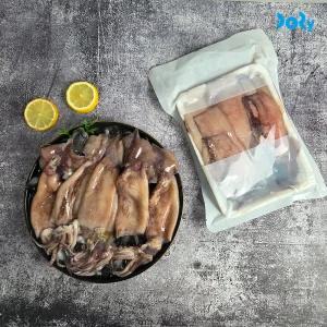 [도리마켓] 완전 손질 간편 통오징어 (파지) 1kg (500g 2팩)