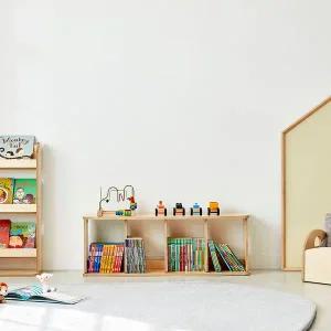[보리보리/맘스보드]쁘띠 책장 수납 교구장 거실장 책꽂이 1단책장 2단책장 (완제품)