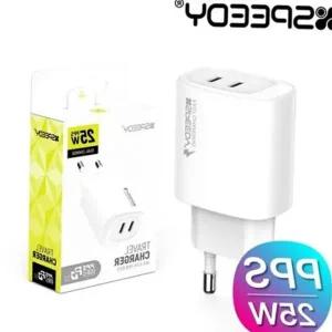 삼성충전기 스피디 PD3.0+PD3.0 고속 25W 가정용 2포트 케이