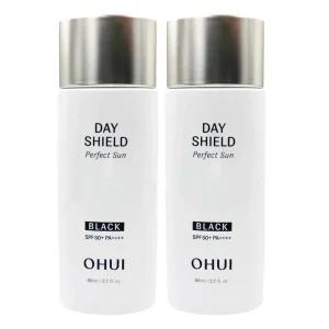 오휘 데이쉴드 퍼펙트 선 블랙 SPF50+ 80ml+80ml 리뉴얼