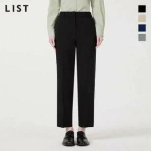 LIST 슬림 스트라이트 팬츠 TWWSLP52010SG