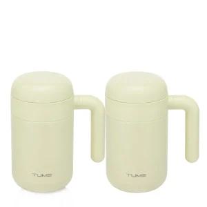텀스 슈슈 스테인레스 핸들 머그 470ml 2P - 애플그린 코스트코