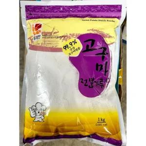 고구마전분(뚜레반 1K)/전분가루/요리가루/가루1KG/고구마전분가루/고구마분말/곡물가루/전분분말