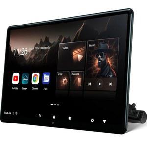 15.6인치 4K Android.13 자동차 뒷좌석 엔터테인먼트 시스템용 TV 헤드레스트 모니터, 지원 전화 무선 미러 링크 터치 스크린, WiFi/블루투스/HDMI/USB/비디오 플레이어(4G+64G(1*PC))