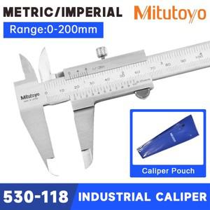 Mitutoyo 버니어 캘리퍼스 고정밀 0.02mm 측정 스케일 게이지 0-150/200/300mm 정확한 도구