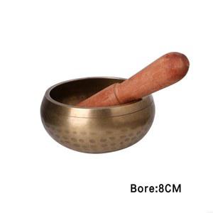 L9NB 티베트 불교 노래 그릇 손 망치 요가 구리 차크라 명상 선물
