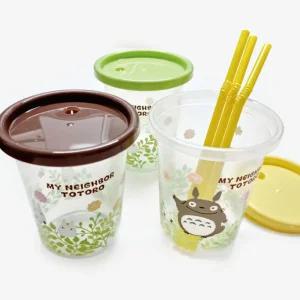빨대컵 토토로 플랜츠 스트로 텀블러 3P 세트 320ml스트로컵 빨대컵 유아컵
