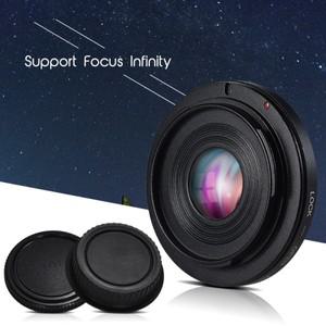 FD-EOS 렌즈 마운트 어댑터 카메라 링 광학 유리 초점 인피니티 FD 캐논 호환 450D 용 EOS EF 바디