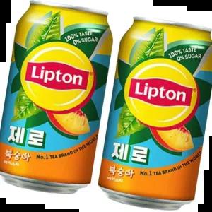 립톤 아이스티 제로슈가 복숭아 355ml 24캔