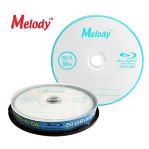 (멜로디)블루레이 6배속 50GB BD-R DL 10P CAKE cd dvd 공시디 블루레이
