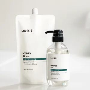 라비킷 마이드라이80 본품480ml+리필 홈 드라이 세제 집에서 드라이클리닝