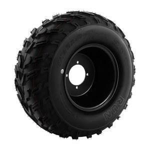 10인치 22x10-10 ATV 타이어 휠 림 전후 휠(ATV 쿼드 고 카트 오프 로드 250CC 200CC 블랙)