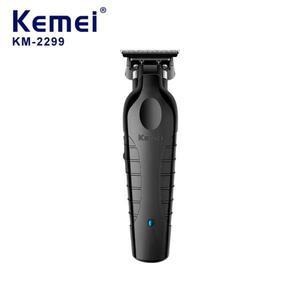 Kemei 2299 전기 머리 남자 무선 트리머 수염 쉐이퍼 도구 충전식 이발 조각