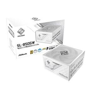 ASRock 스틸 레전드 화이트 에디션 SL-850GW 850W ATX 3.1 PCle 5.1 풀 모듈러 10년 보증 135mm FDB 팬 iCOOL 인텔리전트 전원 공급 장치 80 플러스 골드 사이베네틱스 플래티넘 12V-2x6 케이블