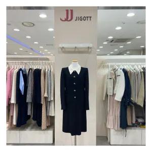 [JJ JIGOTT]메탈버튼 배색칼라 원피스 GNAM0OP91JJ 305748