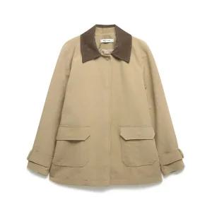 나이스클랍 [최초가:465,000원] 카라배색 아웃포켓 자켓 A251PWJ208 334439