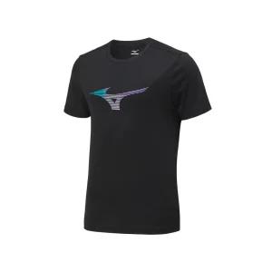 미즈노 그라데이션 로고 반팔 티셔츠 32YA312409