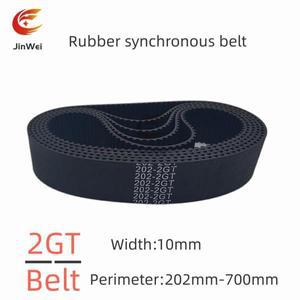 2GT GT2 폭: 10mm 고품질 고무 폐쇄 루프 타이밍 벨트, 둘레 202mm-700mm, 3D 프린터에 사용