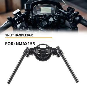 새로운 Yamaha NMAX125 150 2019-2023 V2 오토바이 CNC 핸들 바 그립 라이저 장착 키트
