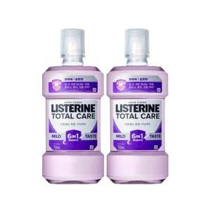 리스테린 토탈케어 제로 750ml 2개