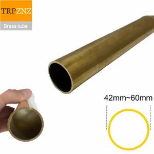 동파이프 구리 H62 황동 튜브 외경 42mm 45mm 48mm 50mm 55mm 60mm 수도관 가열 냉각 큰 직경 파이프