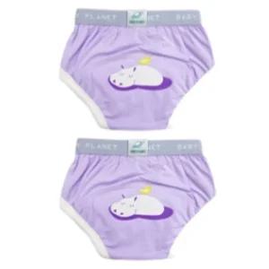 베이비플라넷 유아 배변훈련팬티 하마와아기새 L X2 BNS