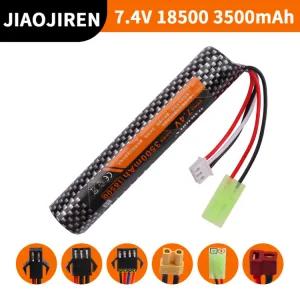 3500MAH 총 18500 Airsoft 소품 KU RC 용 충전기가있는 74V Lipo 모델 액세서리