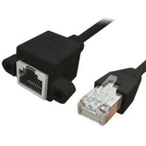 LANstar 판넬형 랜케이블 CAT.5E FTP Open Screw 3M LS-5FTPSD-BK3M