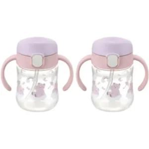릿첼 스파우트 유아 빨대컵 외출용 핑크 200ml 2개