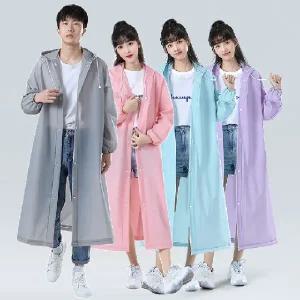 2500 고급 EVA 150g 파스텔 우비 남성 여성 비옷 우의 골프 낚시 등산 캠핑 레인코트 일회용우비 16