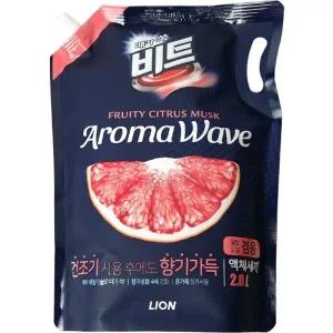 라이온 때가쏙비트 아로마웨이브 드럼겸용 리필 2L