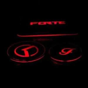 포르테 컵홀더 플레이트 LED 컵받침대 컵홀더 받침대