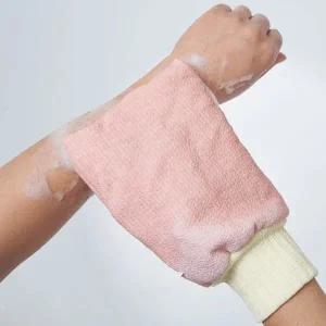 각질 제거용 때밀이 장갑 바디스크럽 샤워용 색상랜덤