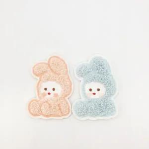 곰돌이 테디베어 토끼 동물 애니멀 귀여운 와펜 악세사리 diy 가방 펜던트 페브릭 붙이기