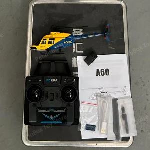 수집품 RC ERA A60 헬리콥터 1/42 BELL206 6축 자이로 단일 프로펠러 에일러론 없음 2.4G 4CH 무선 조종 비