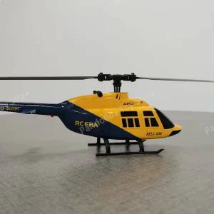 수집품 RC ERA A60 1/42 헬리콥터 6축 자이로 단일 프로펠러 에일러론 없음 BELL206 2.4G 4CH 무선 조종 비