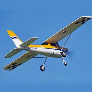 수집품 RC FMS 1220mm 레인저 트레이너 V2 PNP 4CH 반사 자이로 비행기 비행 컨트롤러 자동 균형 모델 취미