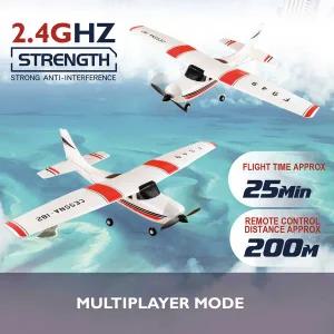수집품 RC C0WLtoys 2.4G F949 LCD 버전 비행기 Cessna 182 3D6G 3Ch 고정 날개 야외 드론 RTF자이로스코프