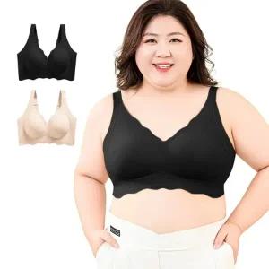 심리스 큰컵 브라렛 편한 빅사이즈 노와이어 브라 2컬러