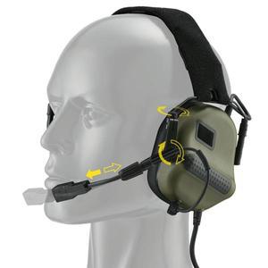ARM NEXT 전자 사격 귀마개 전술 청력 보호 F10 소음 차단 헤드셋 팀 통신 이어폰