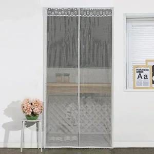 [다샵] 현관형 방문형 일체형자석 방풍 바람막이 커튼 에어캡 100x210cm+찍찍이테이프 6EA