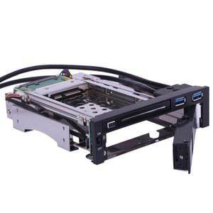 듀얼 베이 5인치 도킹 SATA 인클로저 캐디 핫스왑 하드 III 5인치 드라이브 트레이 HDD 스테이션 모바일 USB 내부 SSD