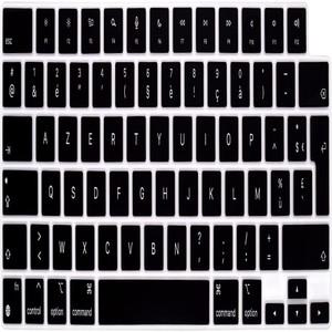 MacBook Air 13 M2 13.6 인치  Pro 14 M1 Pro/Max & 16 용 프랑스어 AZERTY 키보드 커버 스킨